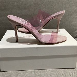 MANOLO BLAHNIK - Scolto PVC Strap Sandals